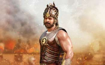 Prabhas in Baahubali screenshot