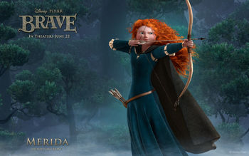Princess Merida in Brave screenshot