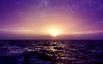 Purple Sea Sunset screenshot