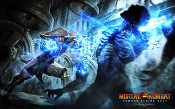 Raiden in Mortal Kombat Begins 2011 screenshot