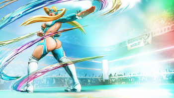 Rainbow Mika Street Fighter V screenshot