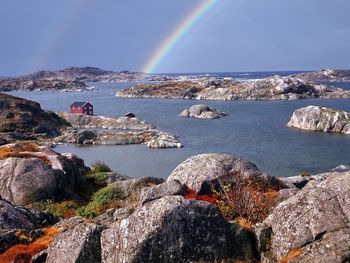 Rainbow Over Tjorn Island, Sweden screenshot