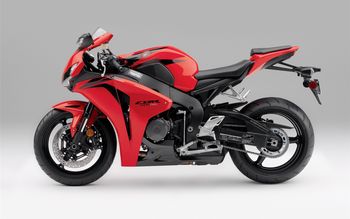 Red Honda CBR 1000RR 2009 screenshot