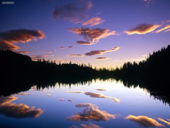 Reflection Lake Mount Rainier National Park Washington screenshot