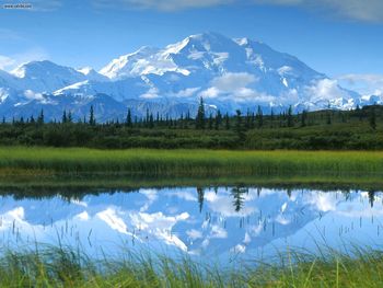 Reflections Mount Mckinley Denali National Park Alaska screenshot