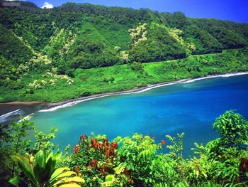 Road To Hana Turquoise Lagoon Maui Hawaii screenshot