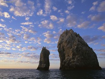Rock Spires Off The Coast Of Cabo San Lucas Mexico screenshot