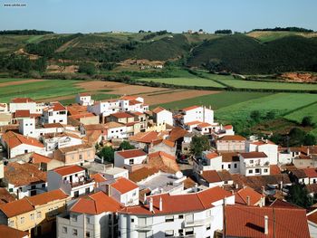 Rooftops Of Odeceixe Portugal screenshot