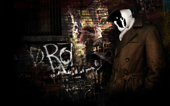 Rorschach in Watchmen screenshot