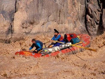 Running Granite Rapid Colorado River Grand Canyon National Park Arizona screenshot