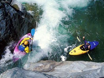 Running Showerhead Falls Trinity River California screenshot