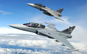 Saab JAS 39 Gripen Fighters 4K screenshot