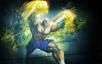 Sagat in Street Fighter screenshot