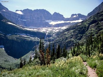 Salamander Glacier Glacier National Park Montana screenshot