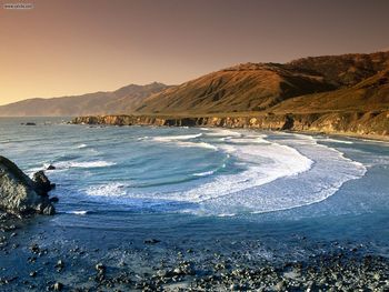 Sand Dollar Beach And Santa Lucia Range California screenshot