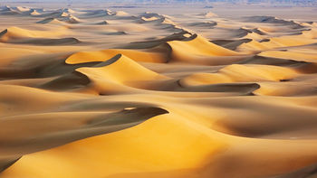 Sand Dunes Sunrise White Desert Egypt screenshot