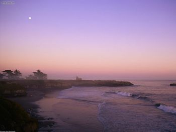 Santa Cruz Lighthouse At Sunset Lighthouse State Beach California screenshot