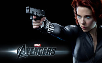 Scarlett Johansson in The Avengers screenshot