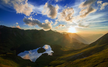 Schrecksee Lake Sunset screenshot