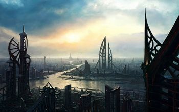 Sci-Fi Cities screenshot