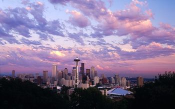 Seattle At Sunset screenshot