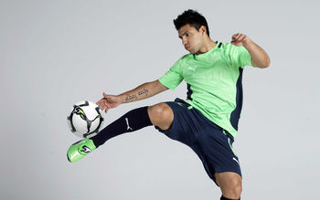 Sergio Aguero Soccer player screenshot