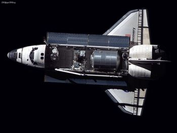 Shuttle Discovery As Seen From The International Space Station screenshot