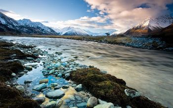 Sidelined Landscape,mt Cook, New Zealand screenshot