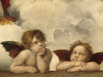 Sistine Madonna Group Of Angels, Raphael screenshot