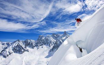 Skiing in France screenshot