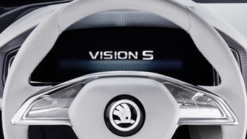 Skoda Vision S Logo screenshot