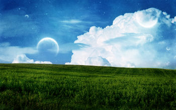 Sky Field Planet screenshot