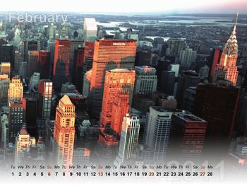 Skyscrapers Calendar 2011 - February screenshot