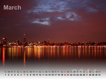 Skyscrapers Calendar 2011 - March screenshot