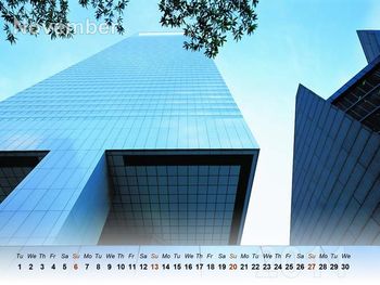 Skyscrapers Calendar 2011 - November screenshot