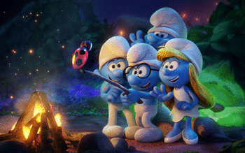 Smurfs The Lost Village Animation Movie screenshot
