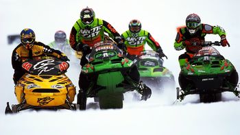 Snowmobile Race screenshot