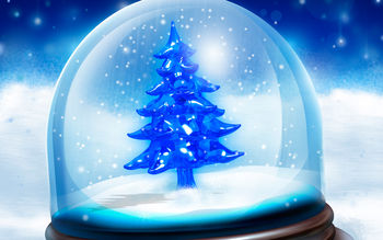 Snowy Christmas Tree screenshot