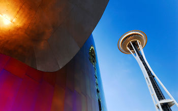 Space Needle Tower Seattle screenshot