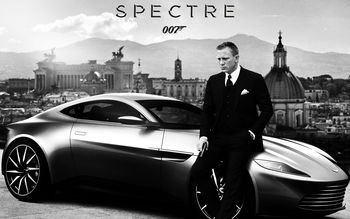 Spectre Daniel Craig Aston Martin DB10 screenshot