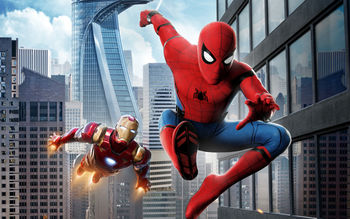 Spider Man Homecoming Iron Man HD screenshot