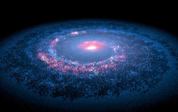 Spiral galaxy Spitzer Telescope 4K screenshot