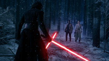 Star Wars Kylo Ren Lightsaber Finn Rey screenshot