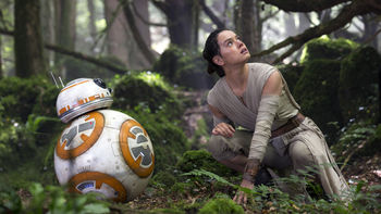 Star Wars The Force Awakens R2 D2 Rey screenshot