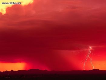 Storm Clouds At Sunset screenshot