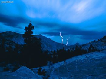 Stormy Weather Yosemite National Park California screenshot