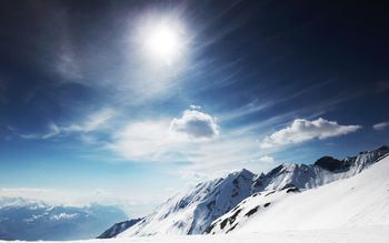 Sunny Snowy Mountains screenshot