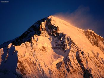 Sunrise Cho Oyu Khumbu Region Nepal screenshot