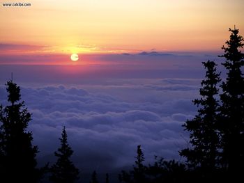 Sunrise From Pikes Peak Colorado screenshot