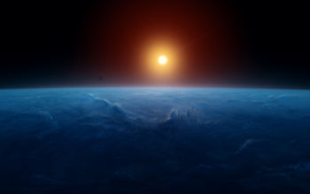 Sunrise Horizon Earth 4K 8K screenshot